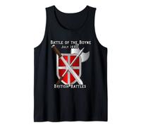Battle of The Boyne 1690 England Britian British Battles War Tank Top