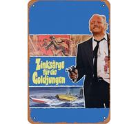 Battle of the Godfathers Film Movie Retro Style Metal Tin Sign Home Cafe Bar Pub Wall Decor Metal Poster 8x12 Inch
