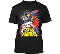 Battle of The Planets Cotton Tee Mens T-Shirt Black Black Size 3XL