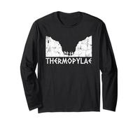 Battle of Thermopylae Ancient Greek History Mythology Long Sleeve T-Shirt
