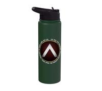 Battle of Thermopylae Epitaph Spartan History Stainless Steel Insulated Water Bottle