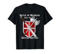 Battle of Waterloo British Britian French England Wars 1815 T-Shirt