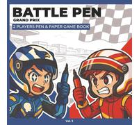 Battle Pen - Grand Prix Rush: 2-Player Pen Racing Game Book | High-Speed Pencil Racing Circuits for Kids, Teens & Adults | Travel-Size Skill & ... Grand Prix Circuits (Battle Pen Game Books)
