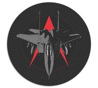 Battle Plane 1000 Pieces Round Jigsaw Puzzles Challenging & Brainteasing Beautiful Decoration for Adults And Kids 1000pcs (67.5x67.5cm)