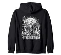 Battle Rolls To Medieval Knight Fantasy Zip Hoodie