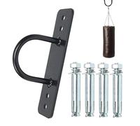Battle Rope | 1*Set Wall Ceiling Mount Bracket | 20x5x8.5cm Stable Metal Hook Hanger | Ideal for Gym, Home, Or Outdoor Training, Strength Workouts, Yoga Studio, Garage, Apartment