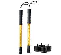 Battle Rope Bars | Adjustable Resistance Equipment - 2 Weighted Exercise Ropes Without Cables | for Full Body Exercise, Strengthening