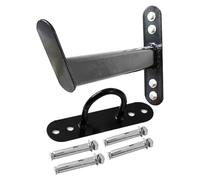 Battle Rope Hooks for Wall - High Performance Mounting Holder, Steel Storage Stand - Training Rope | Black Gym , Space Saving Hanger with Screws - Fitness Equipment, Training