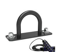 Battle Rope Station - Robust Wall Mounting System, Industrial Bracket | Steel Textured Handle Ends, Wear-resistant Nylon Case, Strength Training Device for Intensive Training