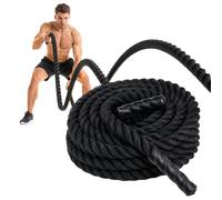 Battle Rope Training Workout Fitness Exercise Rope Heavy-Duty Non-slip Handles