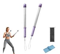 Battle Rope with Adjustable Weights,Cordless Battle Ropes,Heavy Duty Portable Battle-Ropes for Total-Body Sculpting,Cardio & Fat Burn,Home Gym Strength (Purple)