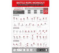 Battle Rope Workout Poster - Strength, HIIT & Conditioning - Gym & Home Workout Wall Chart - 42 x 59.4 cm (A2)