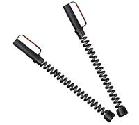Battle Ropes, 2Pcs 18in Elastic Silent Spring Exercise Rope with Non-Slip Handle Cordless Portable Full-Body Fitness Equipment for Home, Gym, Travel Ropeless Battle Ropes Gym Rope