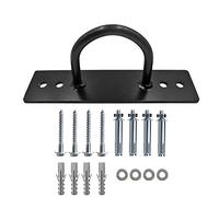 Battle Ropes Anchor Kit, Battle Rope Wall Ceiling Mount Bracket Hook for Suspension Straps Crossfit Gymnastic Rings, Body Weight Strength Training Systems, Yoga Swings Hammocks, Boxing Equipment