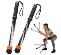 Battle Ropes, Exercise Rope, Portable Fitness Equipment, Robust Power Ropes, Noise-free Battle Rope, Adjustable Ropeless Battle Rope, Effective GymBattle Rope, Exercise Ropes, for HIIT Workouts (Black