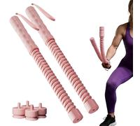 Battle Ropes for Home Gym | Heavy Duty Training Equipment,2 Adjustable Ropes with Weighted Resistance for Physical Exercise, Full Body Exercise, Strengthening