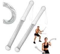 Battle Ropes Grey for Home Gym,Weighted Ropeless Battle Ropes Quiet Cordless Training Rope Fitness Equipment for Women and Men Portable Strength Building for Gym Home Office Outdoors Exercise