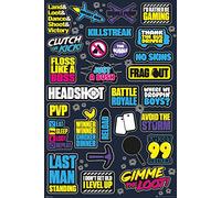 Battle Royale Infographic Maxi Poster