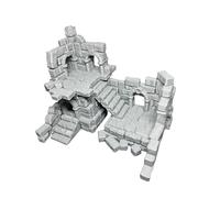 Battle Ruined Terrain Ancient Castle Ruins 28mm Tabletop RPG Wargaming Scenery