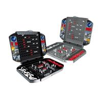 Battle Ship Board - Twist On The Battle Game Warship Game, oceanns Battle Playset | Compact Folding Game Case, Hit Miss Marker Grid with plasticc Ships for Kids and Adults Naval Strategy Entertainment