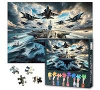 Battle Ship in the Ocean Puzzles for Adults 1000 Piece - Native American Military Navy Ships Jigsaw Puzzle 1000 Pieces Gifts Difficult Challenging Family Puzzle Perfect for Game Nights 20X27inch
