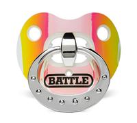 Battle Sports Binky Oxygen Football Mouthguard - Detachable Strap, Maximum Breathability, Works with Braces & No Boiling Required