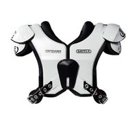 Battle Sports Defender Football Shoulder Pads | Aerospace-grade construction, Durable materials, Airflow ventilation reduces heat, Foam neck roll, Removable sternum guard