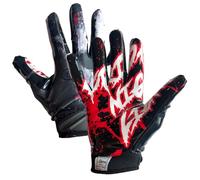 Battle Sports Finally Rich Ultra-Stick Football Receiver Gloves for Adults | Ultra-stick high-tack palm for elite control, True compression second-skin fit, Youth and adult sizing, Size up if between