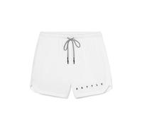 Battle Sports Fly 2.0 Men's Athletic Shorts - Lightweight 7” Inseam Sweat Wicking Drawstring Shorts with Built-in Cell Pocket, White, Medium