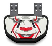 Battle Sports Science Adult Chrome Penny Back Plate White/Red OS