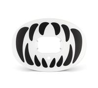 Battle Sports Science Chrome Predator Oxygen Mouthguard (White/Black)