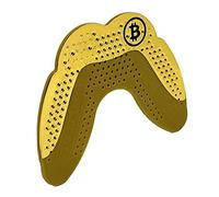 Battle Sports Ultra-Slim Grillz Football Mouthguard - Maximum Protection and Breathability, Low-Profile Mouthpiece Design Provides A Safe and Comfortable Fit - Chrome Gold