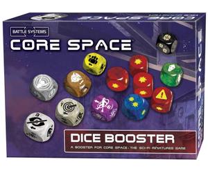 Battle Systems Core Space Dice Booster - 13 Custom Moulded Dice (1-6 Players, Age 14+) - SciFi Board Game