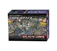 Battle Systems Core Space Galactic Corps Expansion Set - 28mm Miniatures - Board Game -Event cards -Modular 3D Terrain - Wargaming BSGCSE002