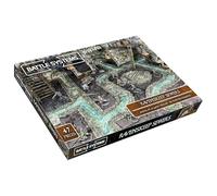 Battle Systems Fantasy | Ravenskeep Sewers | 32mm Modular Miniature Terrain | DnD Terrain Mat | Perfect for Roleplaying | Multi Level RPG Tabletop Terrain for 28mm DnD Miniatures | No Painting Required