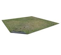 Battle Systems - Grassy Fields Gaming Mat 3 x 3 - Neoprene Backing - 90 x 90 cm - Table Top Gaming Battlefield
