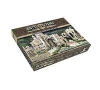 Battle Systems - Modular Fantasy Scenery - Perfect for Roleplaying and Wargames - Multi Level Tabletop Terrain for 28mm Miniatures - Colour Printed Model Diorama - DnD (Ruined Monastery)