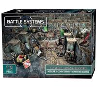 Battle Systems - Modular Tabletop 3D Gaming Sci-Fi Terrain - Perfect for 28mm-35mm Miniatures and Figures - No Painting Required - Science Fiction Aliens Wargame - (Alien Catacombs)