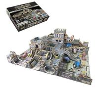 Battle Systems Sci-Fi Terrain - 28mm Modular 3D Space Terrain - Perfect for Wargaming and Roleplaying Tabletop Games - Full Colour Printed 3D 40K Multi Level Building Models (Frontier Core Set)
