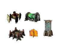 Battle Systems Sci-fi Terrain Alien Catacombs Scatter Sheet - 28-35mm RPG/Wargames / 40k Necromunda Card Scenery