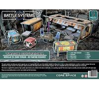 Battle Systems Sci-Fi Terrain Trade Container, 28-35mm RPG/Wargames/40k Necromunda Map Landscape - Tabletop Gaming Terrain Set for 1-6 Players Aged 12+