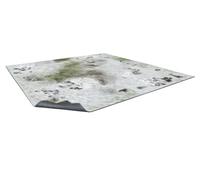 Battle Systems Terrain Winter Snowscape Gaming Mat 3x3 - Neoprene Playmat for Warhammer 40k / Age of Sigmar, Fallout, D&D DND