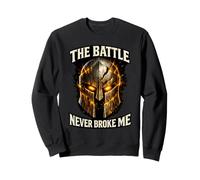 Battle Tested Never Broken Vintage Armor Graphic Tee Sweatshirt