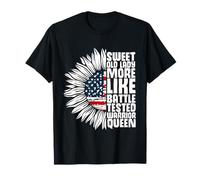 Battle-Tested Warrior Queen: Sweet Old Lady Vibes T-Shirt