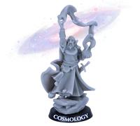 Battle Wizards and Mages Miniature Set - 8 Fantasy Wizard Models or Singles | 32mm Scale | Magic Casters for RPG & Tabletop | Unpainted Resin by Highlands Miniatures | 25mm Bases (Mage of Cosmology)