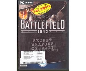 Battlefield 1942: Secret Weapons of WWII Expansion Pack (PC CD)