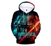 Battlefield 2042 Hoodie Man with Pocket,Graphic Hoodies Pullover Unisex 3D Style,Hoodie Long Sleeve Sweatshirt Cosplay Clothes Game Hoodies