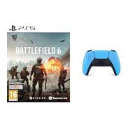 Battlefield 6 Standard Edition PS5 | VideoGame | English + PlayStation Sony DualSense Wireless Controller Starlight Blue 5