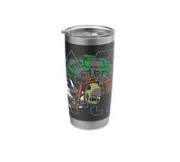 Battlefield Class Skull Army Camo Symbol Game Design BF6 Stainless Steel Insulated Tumbler