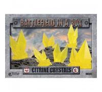 Battlefield in a Box - Citrine Crystals (Yellow) (x6) 15mm